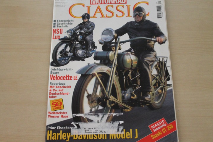 Deckblatt Motorrad Classic (06/1995)